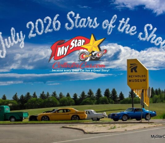 MYSTAR JULY 2026 STARS OF THE REYNOLDS MUSEUM ULTIMATE CAR SHOW