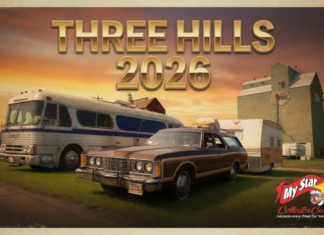 THREE HILLS CAR SHOW 2026: SMALL TOWN SHOW—BIG CITY ENTRY NUMBERS
