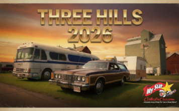 THREE HILLS CAR SHOW 2026: SMALL TOWN SHOW—BIG CITY ENTRY NUMBERS