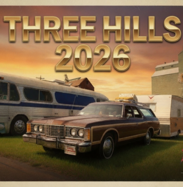 THREE HILLS CAR SHOW 2026: SMALL TOWN SHOW—BIG CITY ENTRY NUMBERS