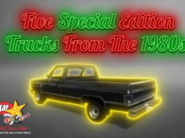 FIVE SPECIAL EDITION COLLECTIBLE CLASSIC TRUCKS FROM THE 1980S