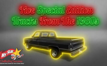 FIVE SPECIAL EDITION COLLECTIBLE CLASSIC TRUCKS FROM THE 1980S