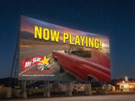 FIVE TYPICAL HOLLYWOOD CARS AND TRUCKS