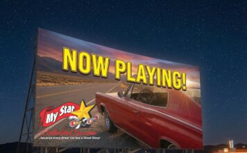 FIVE TYPICAL HOLLYWOOD CARS AND TRUCKS