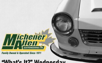 MICHENER-ALLEN AUCTIONEERING JUNE 24 “WHAT’S IT?” WEDNESDAY