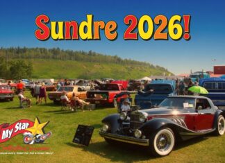 SUNDRE CAR SHOW 2026—THE RAIN DATE WORKED FINE