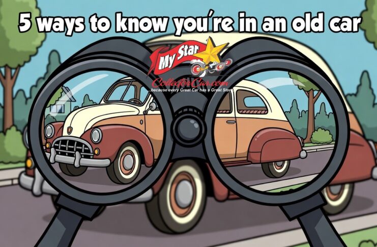 FIVE SOLID INDICATIONS THAT YOU ARE IN AN OLD CAR