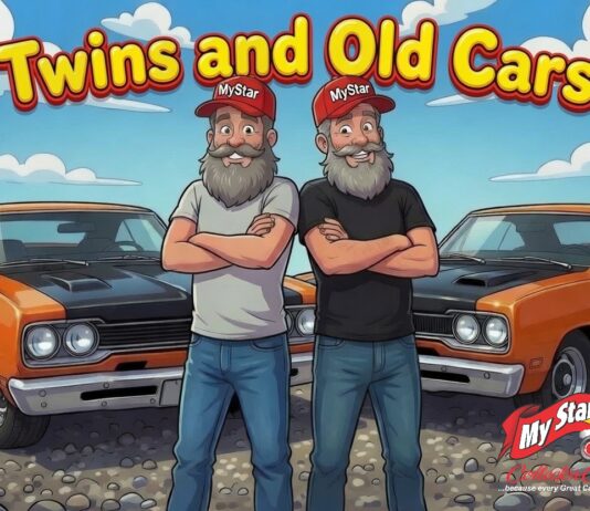 MYSTAR JULY 10 FIVE FOR FRIDAY: FIVE AREAS OF COMMON GROUND BETWEEN IDENTICAL TWINS AND OLD CARS