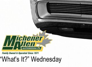 MICHENER-ALLEN AUCTIONEERING AUGUST 19 “WHAT’S IT?” WEDNESDAY