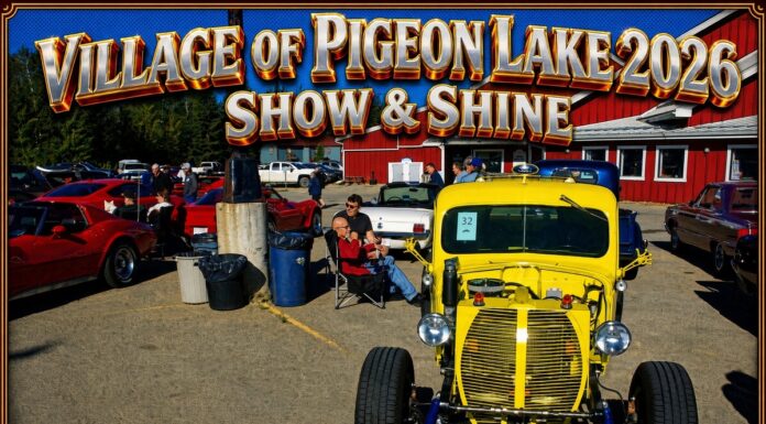THE VILLAGE OF PIGEON LAKE CAR SHOW 2026—IT’S BEEN EIGHT YEARS