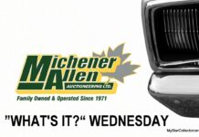MICHENER-ALLEN AUCTIONEERING SEPTEMBER 16 “WHAT’S IT?” WEDNESDAY