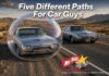 FIVE VINTAGE VEHICLE SCENARIOS FOR CAR GUYS