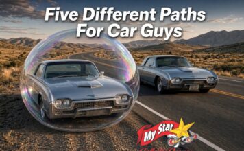 FIVE VINTAGE VEHICLE SCENARIOS FOR CAR GUYS