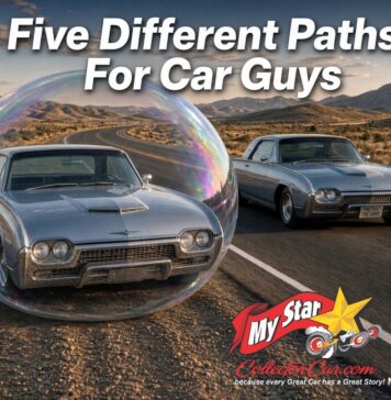 FIVE VINTAGE VEHICLE SCENARIOS FOR CAR GUYS