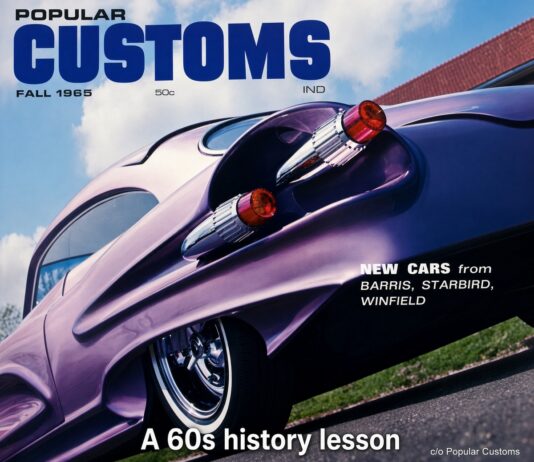THE FALL 1965 EDITION OF ‘POPULAR CUSTOMS’ – THE MODEL KIT ERA OF CAR MAGAZINES