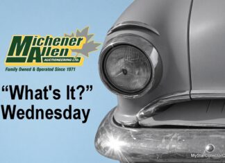 MICHENER-ALLEN AUCTIONEERING OCTOBER 7 “WHAT’S IT?” WEDNESDAY