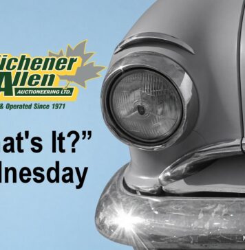 MICHENER-ALLEN AUCTIONEERING OCTOBER 7 “WHAT’S IT?” WEDNESDAY